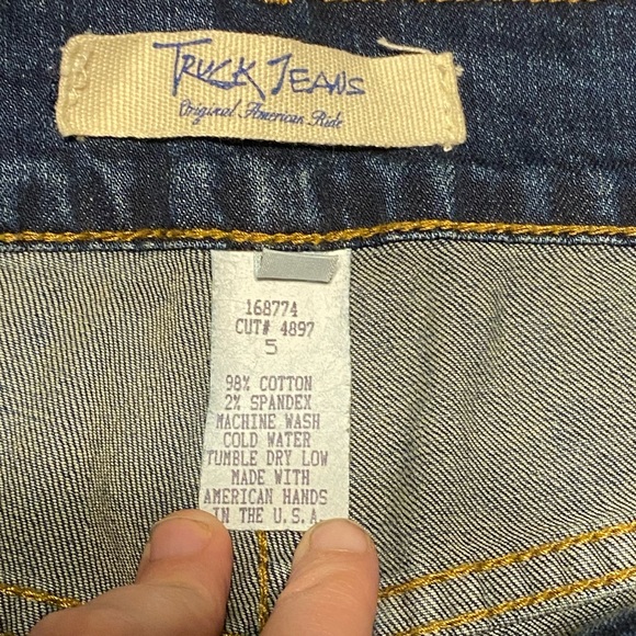 Truck Jeans Women’s juniors size 5 bootcut Made in USA Original American Ride - Picture 3 of 9